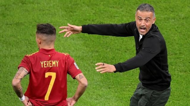 yunkai体育-恩里克：加维像在自家后院踢球 9号问题已得到解决